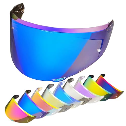 Replacement Helmet Visor for New K3 (Size S, M, L), Motorcycle Helmet Shield Faceshield Visor Lens Compatible with AGV K3 DOT(E2206) Helmet (Revo Deep Blue) - color: Revo Deep Blue