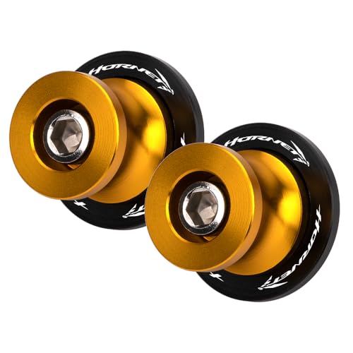 M8 Motorcycle Rear Swingarm Bobbins For CB750 Hornet 23-25 Swingarm Spools Protectors Spool Sliders CNC Aluminum cb750 hornet Accessories (Gold) - color: Gold