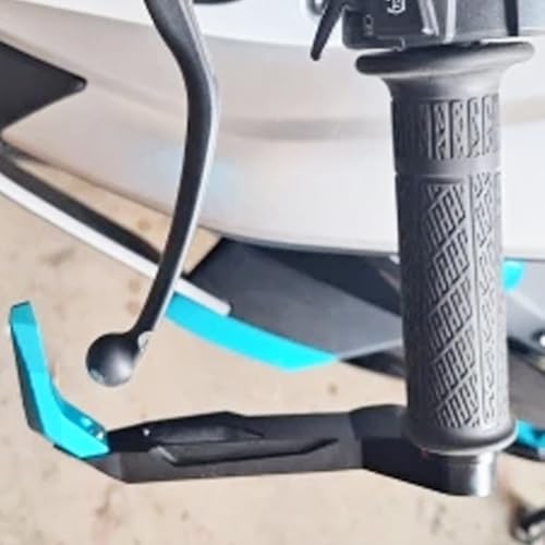 Compatible with 675SR 675 SR-R 675NK 675SS Motorcycle CNC Handlebar Grip Guard Brake Clutch Lever Protector (SkyBlue) - color: SkyBlue