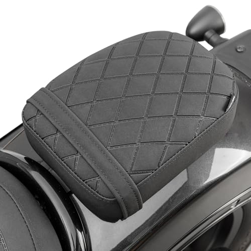 Motorcycle Rear Passenger Seat Fit for Rebel 1100 CMX1100 CM1100 2021 2022 2023 2024 2025 2026, Pressure Relief Soft Leather Back Pillion Cushion Pad, Black - color: Rear - Black