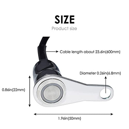 LED Motorcycle Switch ON-Off Headlight Fog Light Handlebar Adjustable Mount Waterproof Switches Button DC12V …
