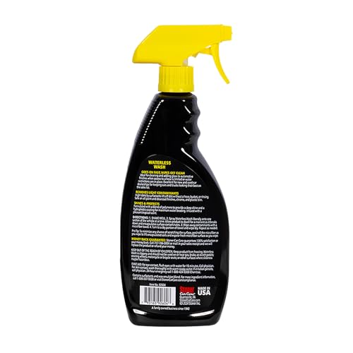 Stoner Car Care 92604 Waterless Wash Car Detailing Spray – Safe, Scratch-Free Formula Quickly Cleans, Shines & Protects Cars, Trucks, Boats, Motorcycles, RVs & More – No Soap or Hose Needed – 22 Fl Oz - size: 22 Fl Oz (Pack of 1)