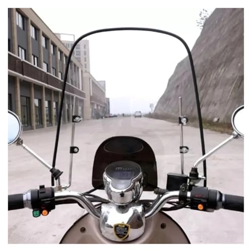 Motorcycle Windshield Windscreen Universal Motorcycle Fairing Windscreen Windshield Shield Covers Wind Deflector Accessories Extension Spoiler