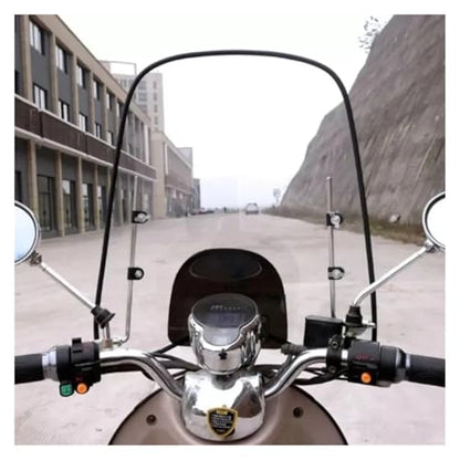 Motorcycle Windshield Windscreen Universal Motorcycle Fairing Windscreen Windshield Shield Covers Wind Deflector Accessories Extension Spoiler