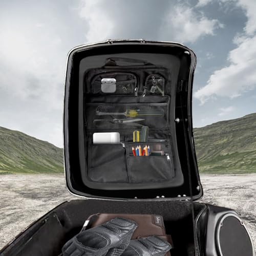 Tour Pack Trunk Lid Organizer Bag Pouch Fit for Street Glide Road King Road Glide Electra Glide Touring Travel