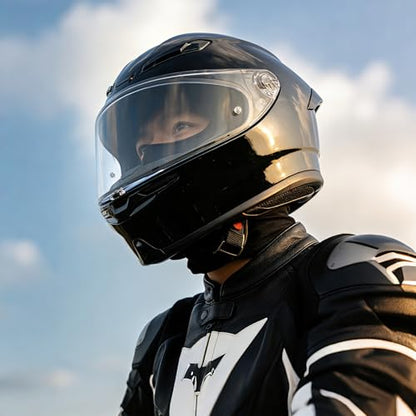 K6 Helmet Shield Visor Replacement Face Shield Compatible with K6 K6S Motorcycle Helmet Accessories (Clear) - color: Clear