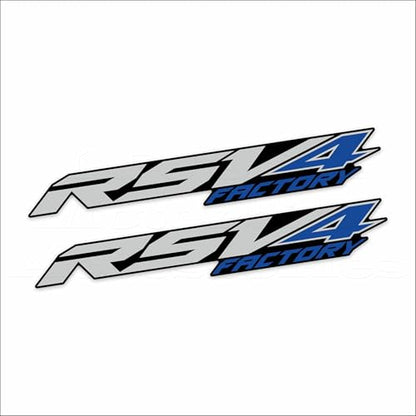 Motorcycle Rear Fairing Reflective Sticker Decals- Waterproof Decal Compatible with Aprilia RSV4 2021-2024 (Gray-Dark-Blue) - color: Gray-dark-blue