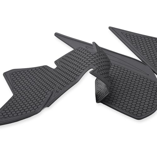 Motorcycle Tank Traction Pad Side Gas Knee Grip Protective Sticker Protector for Honda CBR500R CB500F 2019-2025 ((2024 ~Style Black)) - color: (2024 ~Style Black)
