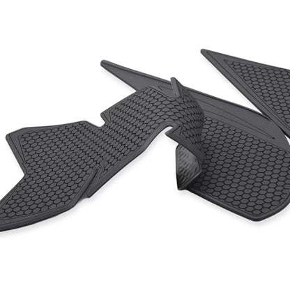 Motorcycle Tank Traction Pad Side Gas Knee Grip Protective Sticker Protector for Honda CBR500R CB500F 2019-2023 (Black) - color: （19-23black）