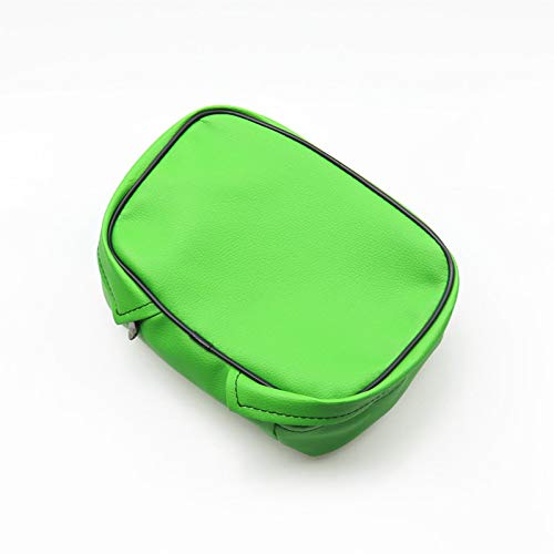 Universal Dirt Bike Off-road PU Leather Tool Bag Storage Tool For Motorcycle Honda Kawasaki Yamaha XR250 KLX250 DRZ 250 (Green) - color: Green
