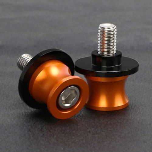 Rear Sliders Stand Screw Motorcycle Accessories 6MM Swingarm Spools Stand Screws Slider for Y&AMAHA YZF R1 R3 R7 R125 Moto Sliders Holder Equipments Parts (Color : NO Logo-7) - color: NO LOGO-7