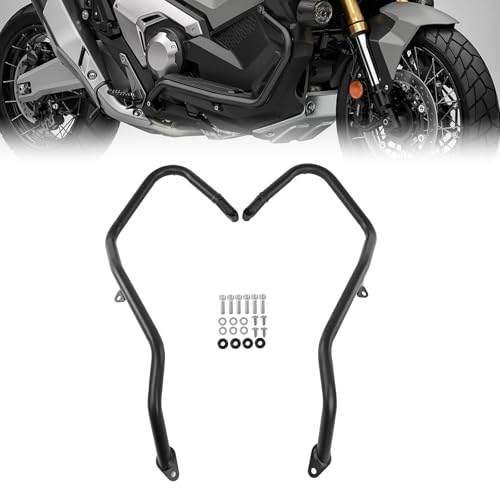 Motorcycle XADV 750 Engine Guard Highway Crash Bar Compatible with Honda X-ADV 750 2021 2022 2023 2024 2025 2026 Bumper Gas Tank Falling Protector (Matte Black) - color: Matte Black