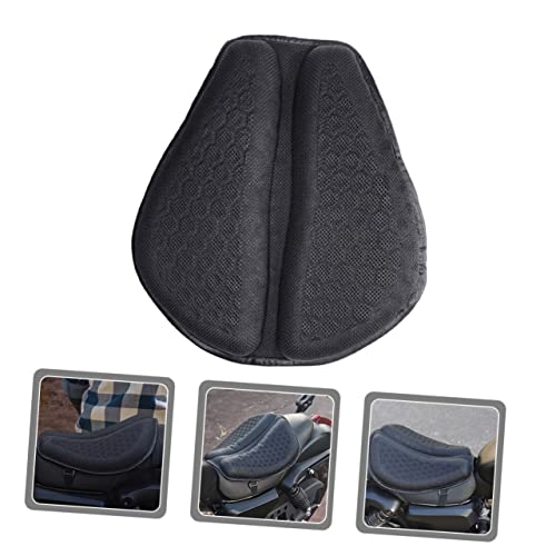Breathable Mesh Motorcycle Seat Pad Half Cover Buckle Design for Motorbike