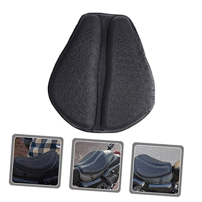 Breathable Mesh Motorcycle Seat Pad Half Cover Buckle Design for Motorbike