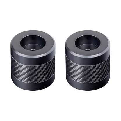 Advanblack Protek Machined CNC Alumium with Carbon Fiber Inlay Crash Bar Slider (Black CNC w/Carbon Inlay) - color: Black CNC w/ Carbon Inlay