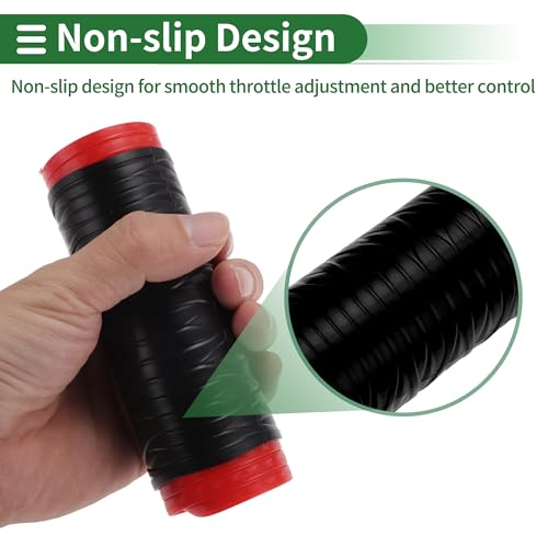 1.57" /40 mm 1.57 "/40 mm Motorcycle Hand Grips Cover Kit Non Slip Silicone Handlebar Grips Black 1 Set Spiral Cross Pattern - color: Black