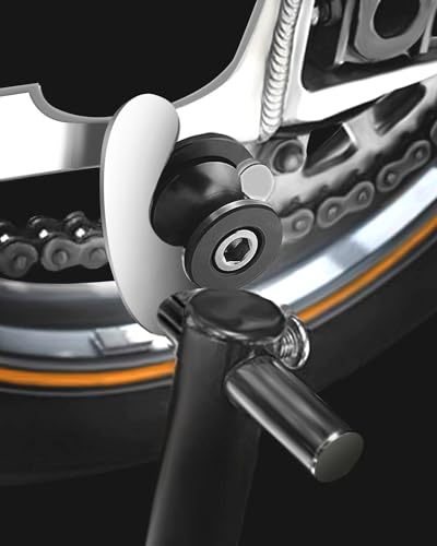 PBYMT 8MM M8 X 1.5 Motorcycle Swing Arm Spools Sliders CNC Swingarm Stand Screw Fit for Kawasaki Ninja ZX6R Z900 Vulcan, Triumph Trident 660, BMW S1000rr, Honda CBR 600rr, Suzuki GSXS (Black) - size: M8