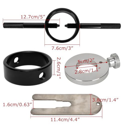 Motorcycle Fork Service Tool Kit - PSLER Fork Spring Compressor, Oil Level and Damper Rod Bleed Tool