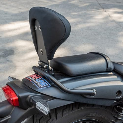 Motorcycle Sissy Bar Backrest for Eliminator 500 2024 2025 Detachable Rear Passenger Back Cushion Pad