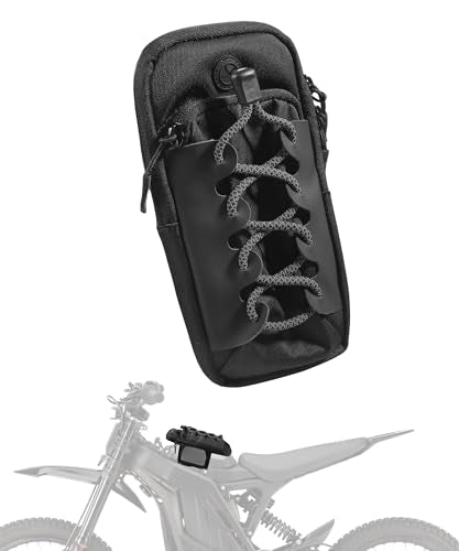 Dirt Bike Frame Bag,Motorcycle Frame Bag,Car Accessories Powersports Gear Bags,Universal Electric Vehicle Front Bags,Ebike Accessories,Suitable for Most Motorcycles,Dirt Bike (Black) - color: Black