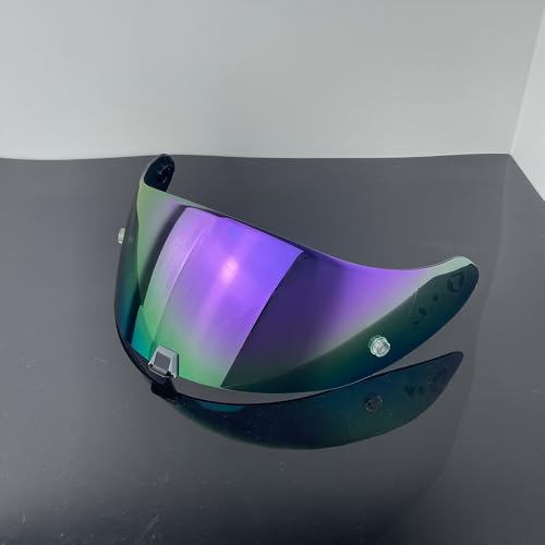R1 Air Helmet Visor Replacement,Tinted Motorcycle Helmet Face shield Windshield lens for R1,R1 Air,R1 EVO,T520,ST1400,391 (Revo Deep Purple) - color: Revo Deep Purple