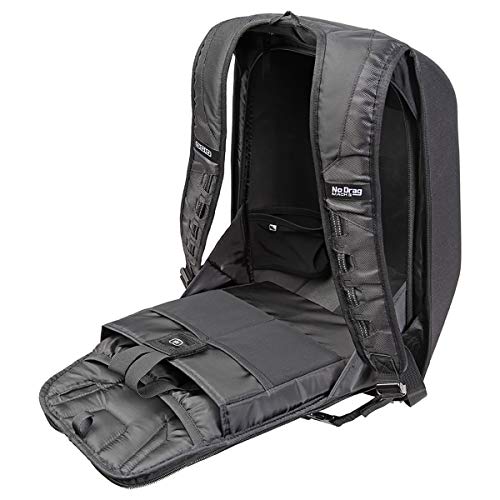 OGIO 123008.36 No Drag Mach 1 Motorcycle Backpack - Stealth Black, 19"H x 12.5"W x 6.5"D
