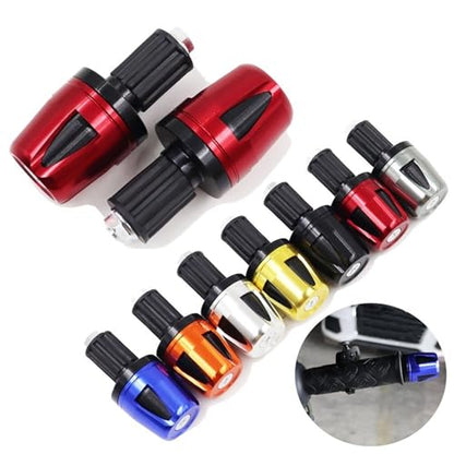 Motorcycle Handlebar Protector Frame Slider Handlebars Grips Bar Ends Universal 7/8" Vibration Heavy Weights Plug Handle Sliders For Dirt Bike(GRAY) - color: GRAY