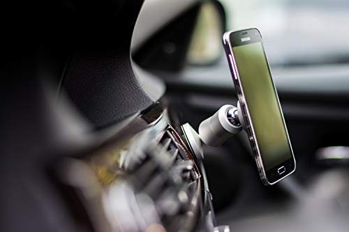 The Original Dual Magnetic Movable Phone Holder and Tablet Mount (Gold) - color: Gold