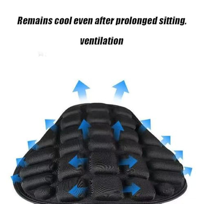 Motorcycle Seat Pad for Honda Shadow 750 1983-2024, Ergonomic 3D Cell Cushion, Vibration Dampening Saddle Protector, Cooling Airflow Pressure Relief