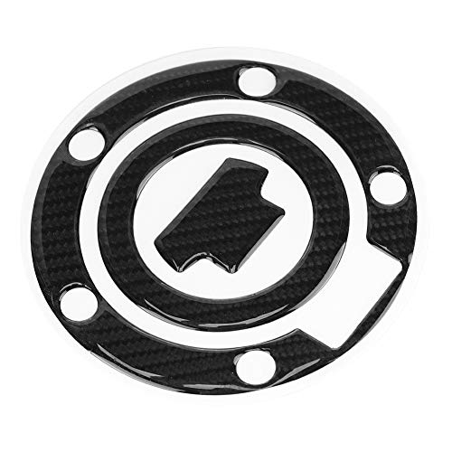 Carbon Fiber Motorcycle Tank Sticker Decals, Black, Weatherproof, for Yamaha YZF-R1 R6 FZ1 FZ6 FZ1000 FJR1300