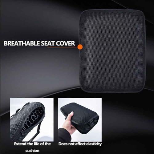 Motorcycle Seat Cushion for KTM 390 Adventure R 2025 Breathable and Anti-sweltering Gel Seat Cushion Shock-Absorbing Elastic Comfort Cushion Motorcycle