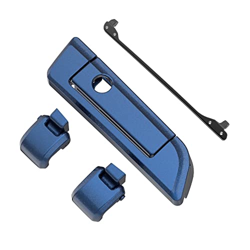 Moto Onfire Big Blue Pearl Tour Trunk Luggage Latches Hinges Fit for AB Harley Touring Razor Chopped King Tour Trunk Luggage - color: Big Blue Pearl