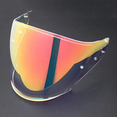 Motorcycle Helmet Visor for SHOEI J-Cruise 1st Generation 2nd Generation J-FORCE4, Anti Scratch Colored Motorcycle Helmet Lenses, Motorcycle Helmet Face Shield with Anti-Fog Rainproof Film - color: D Deep Black