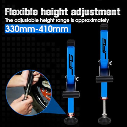 Motorcycle Stand Rear Wheel Stand,Foldable Convenient Dirt Bike Lift Universal for All Most Dirt Pit Bike Motorcycle Naked Cruiser Blue - color: Blue