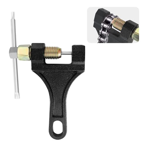Motorcycle Chain Breaker Tool,Non-slip Motorcycle Chain Link Removal Tool for #420 428 520 525 528 530,Professional Motorcycles Chains Link Tools for Scooter Dirt Bike