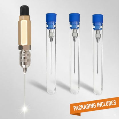 Nitrogen Needle Valve Kit with 4PCS Needle Head Schrader Adapter Shock Absorber Charging Tool Compatible with RZR's Arctic Cat Fox KYB Ohlins Snowmobile UTV Self-Sealing Valve Refill Accessory