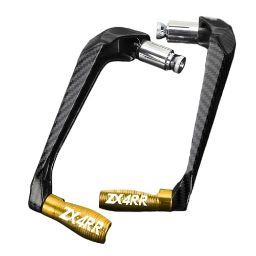 Motorcycle Handlebar Handle Grips Guard Brake Clutch Levers Protector for KAWA&SAKI Ni&nja ZX-4RR ZX 4RR ZX 4 RR 2023 2024 2025 Hand Guards - color: Lever Guard yellow