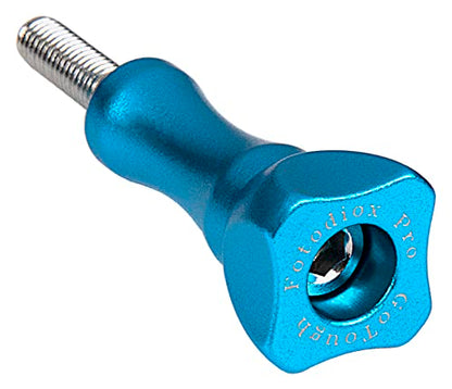 Fotodiox GoTough 35mm Blue Metal Thumbscrew Compatible with GoPro HERO3, HERO3+, HERO4, HERO5, HERO6, HERO7 2-Prong Mounting System Pro - color: Blue, size: Medium