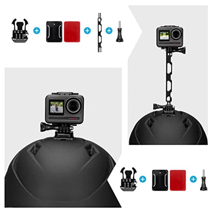 AKASO Action Camera Motorcycle Kit Compatible EK7000/EK7000 Pro/Brave 4/Brave 4 pro/Brave 7 LE/Brave 7/Brave 8/V50X/V50 Pro/V50 Elite/GoPro Hero 12 11 10 9 8/DJI/Apexcam Action Camera - style: Motorcycle Kit