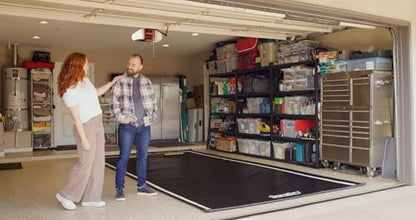 GaraMat Garage Floor Vehicle Containment Mat 8ft x 14ft - size: 8ft x 14ft