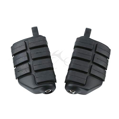 TCMT Matte Black Male Mount Lion Paw Footrests Foot Pegs Fit For Harley Dyna Touring Road King Electra Glide Street Glide - color: Matte Black, size: Stype B