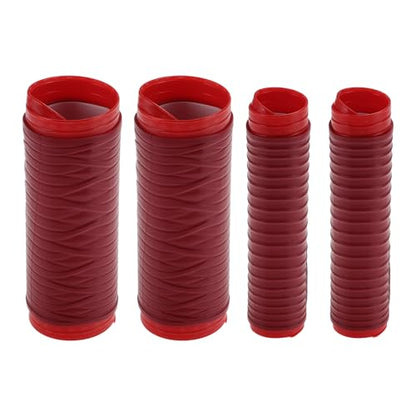 1.57" /40 mm 1.57 "/40 mm Motorcycle Hand Grips Cover Kit Non Slip Silicone Handlebar Grips Maroon 1 Set Spiral Cross Pattern - color: Maroon