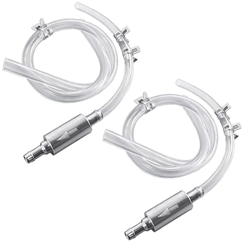 2 Pack Brake Bleeder Hose,One Way Check Valve,One Way Brake BleederValve Break Bleeder Kit Accessories for Car Motorbike Bike