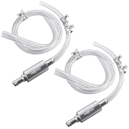 2 Pack Brake Bleeder Hose,One Way Check Valve,One Way Brake BleederValve Break Bleeder Kit Accessories for Car Motorbike Bike