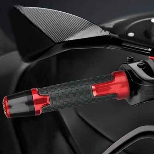 Motorcycles Handlebar Grips Cap Weight PartsAnti Vibration Plug Ends for Ducati Scrambler 2015-2016 15-16 - color: Blue black