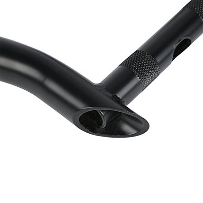 CUSTOM CHROME CCI 10" Rise 1-1/4" Fat Bamboo Ape Hanger Handlebar Fit For Harley Dyna Fat Bob 2008-2017 Low Rider 2016-2017 Street Bob 2007-2017 Wide Glide EFI 2004-2006 - size: 10" Risers