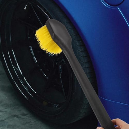 Alipis Ergonomic Grip Car Brush Kit Long Handle Tire Brush Motorcycle Chain Cleaning Tool
