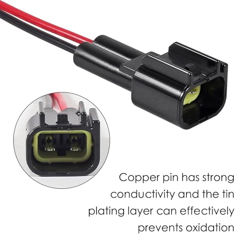 8Pcs 2 Pin Waterproof Connector Electrical Wire Plug Car Auto 2 Way Male Female Quick Disconnect Harness Connectors Plug Socket for Car Truck Motorcycle Marine Boat and Other Wire Connection - size: 8pcs 2 pin