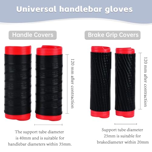 OFFCURVE Universal Motorcycle Handblebar Grips - style: Coarse Pattern