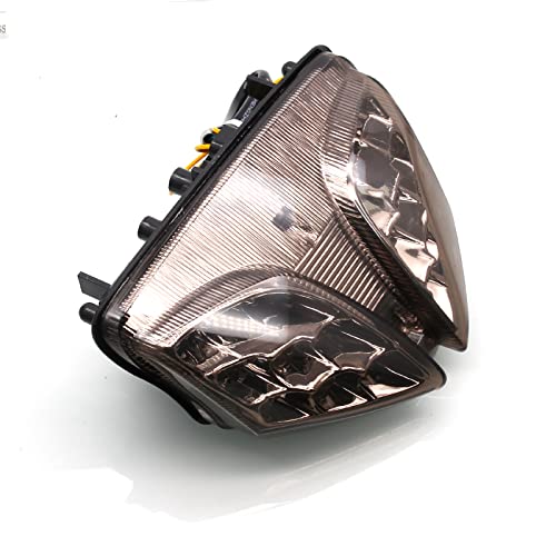 MZS Motorcycle Tail Light LED Integrated Turn Signal Blinker Smoke Compatible with GSXR600 GSXR 600 2008-2016 / GSXR750 GSXR 750 2008-2016 / GSXR1000 GSXR 1000 2009-2013 / SV650 2016-2022 - size: GSXR600/GSXR750/GSXR1000